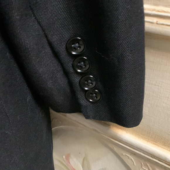 Ralph Lauren black linen, knee-high jacket - Picture 8 of 16